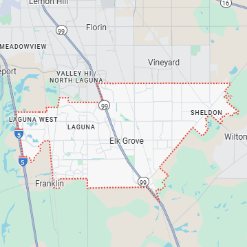 sell my house Elk Grove Map